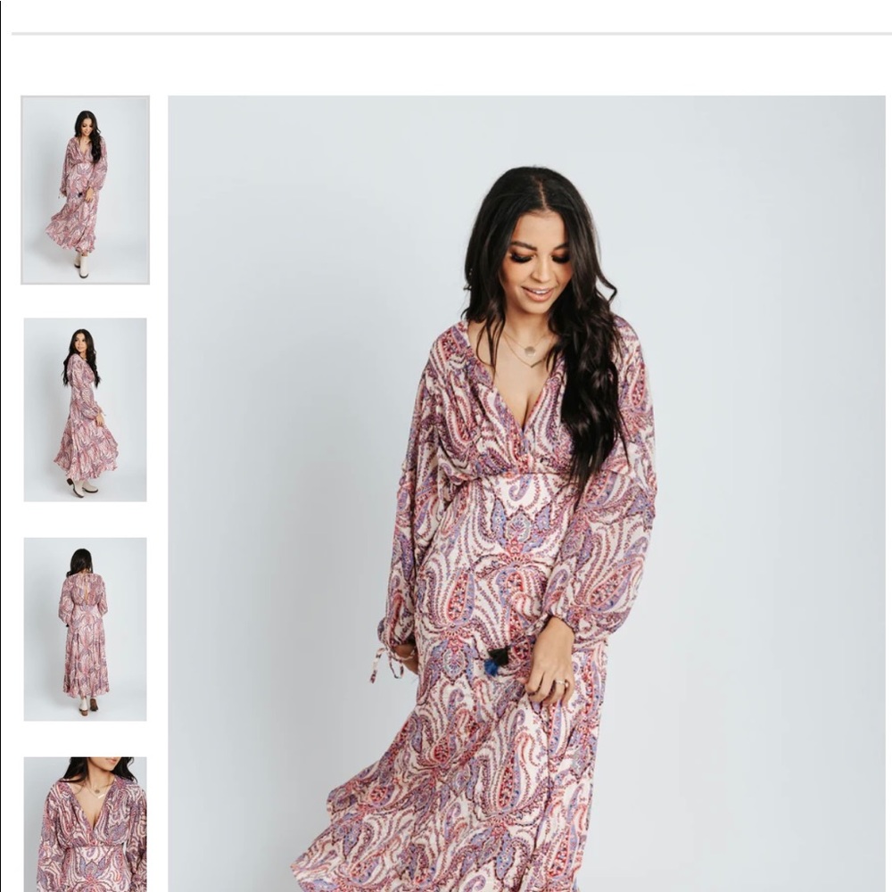 NWT Free People Mirage Maxi dress